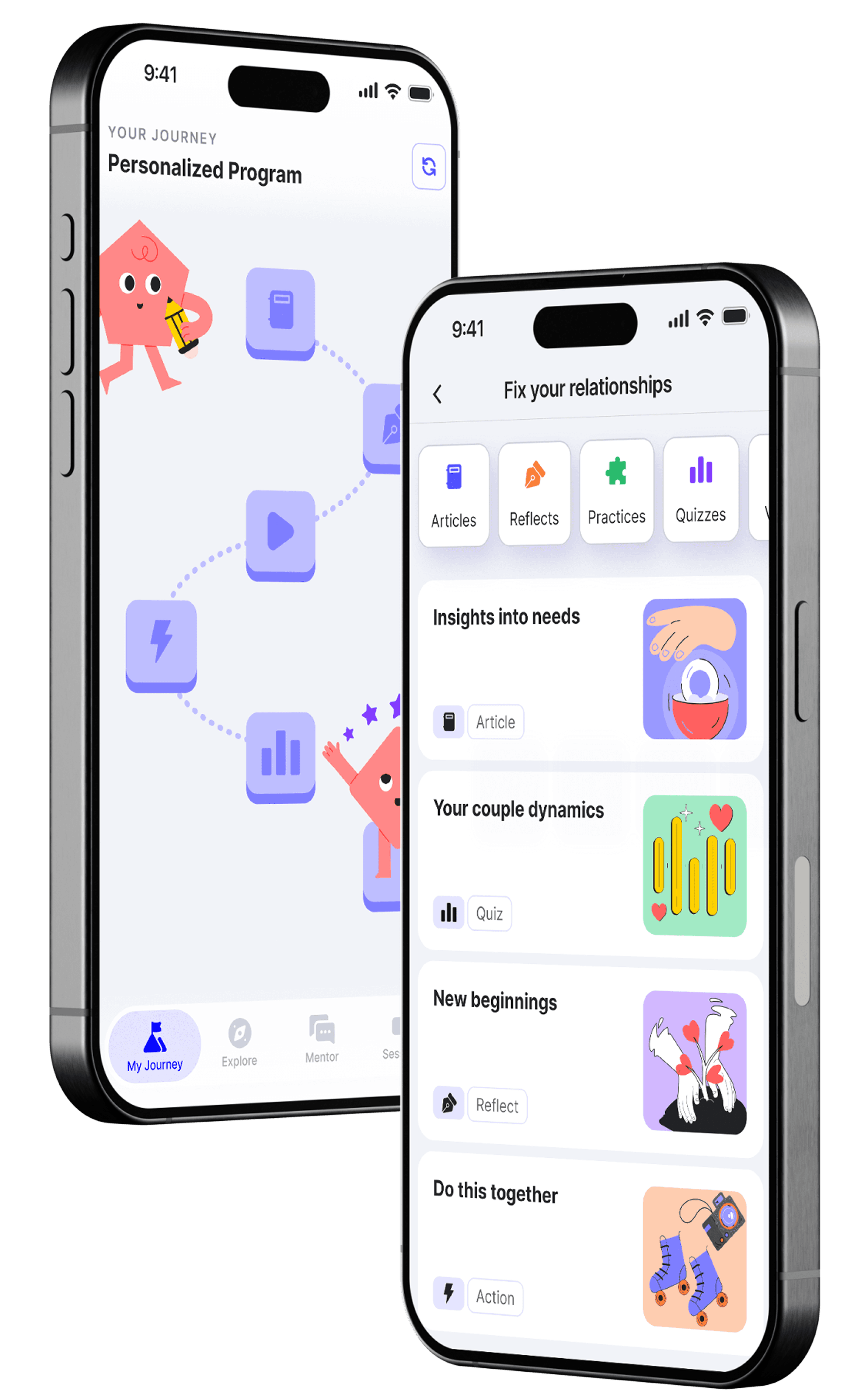 Relaya — chat with AI Companion, your personalized journey, and explore relationship content